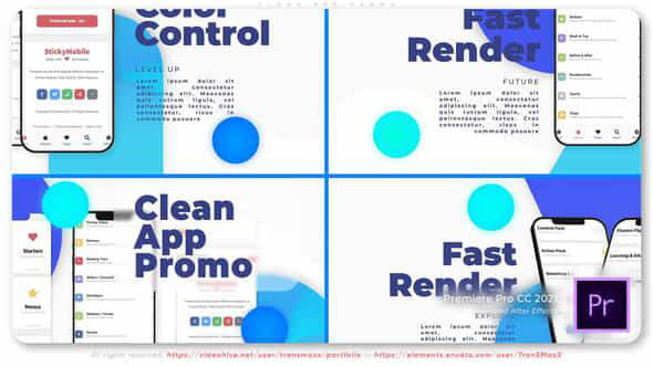 Clean App Promo - VideoHive 38128753