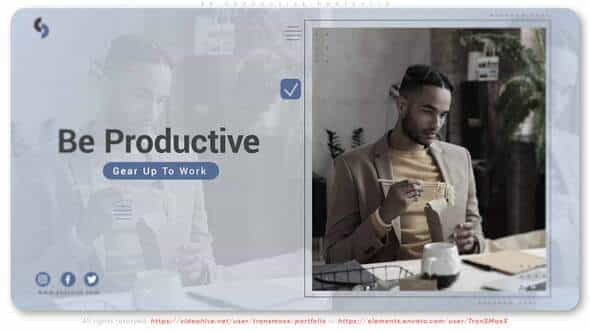 Be Productive. Life Balance Portfolio - VideoHive 31882310