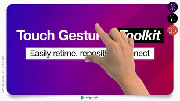 Touch Gestures 4K (AE + - VideoHive 13442897