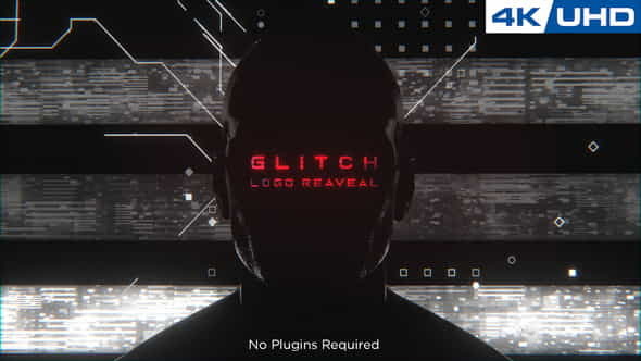 Glitchy Human Logo Reveal - VideoHive 23280312