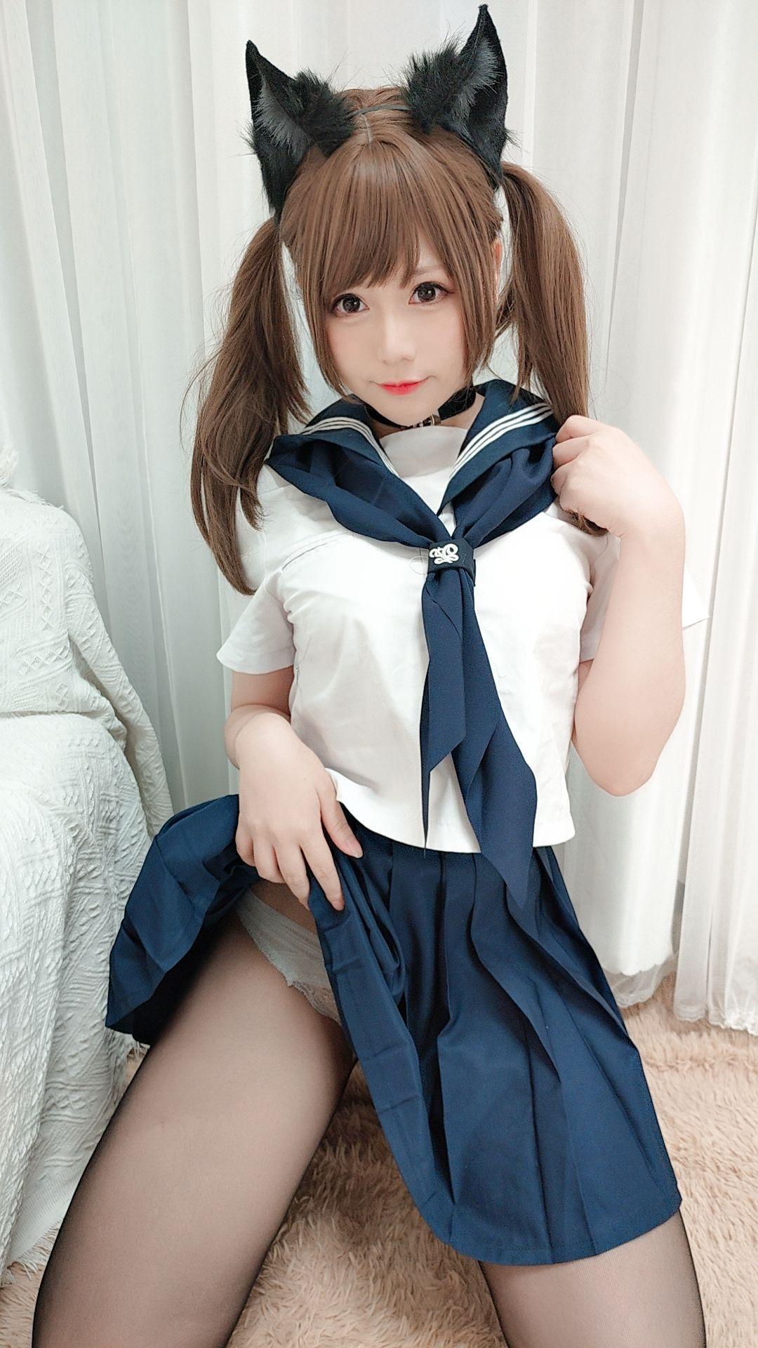 [Cosplay] 萌妹子Nyako喵子 – 水手服(2)