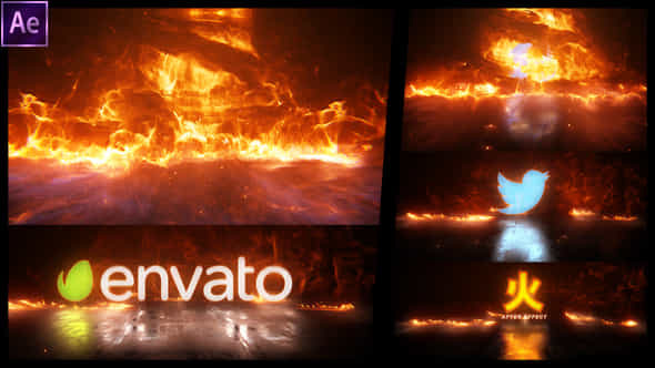 Fire Storm Logo - VideoHive 46001000