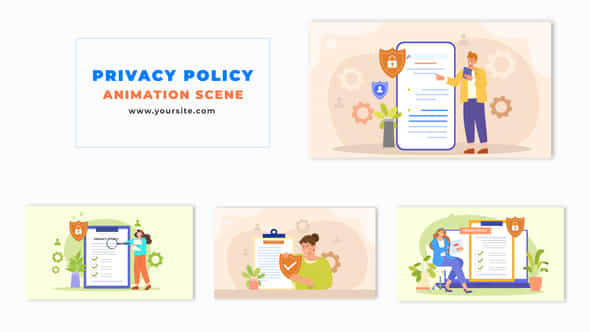 Privacy Policy Concept - VideoHive 48571365