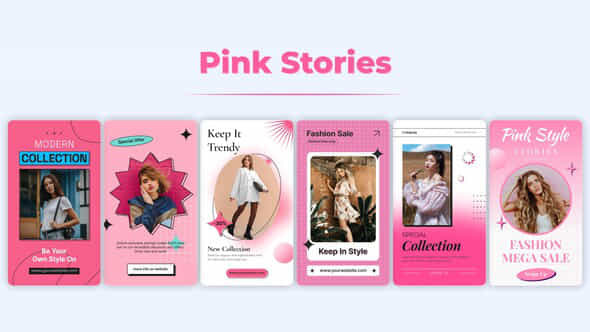 Pink Stories - VideoHive 59428359