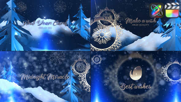 New Year Card For Fcpx - VideoHive 49721637