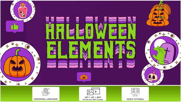 Halloween Elements - VideoHive 34031026