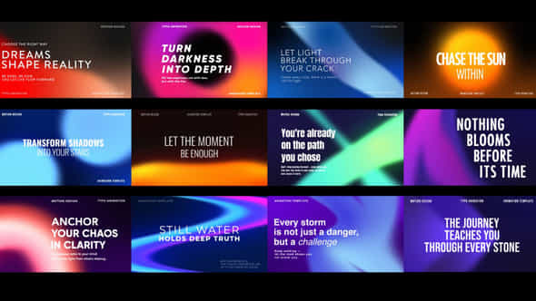 Gradient Typography - VideoHive 57971067