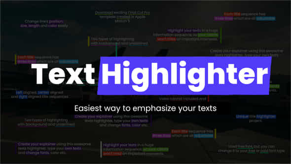 Highlight Texts - - VideoHive 43719149
