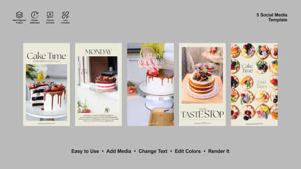 Cake Instagram Reels - VideoHive 53395198