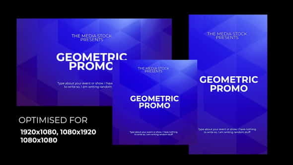 Geometric Promo - VideoHive 30281029