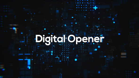 Digital Technology Opener - VideoHive 24620538