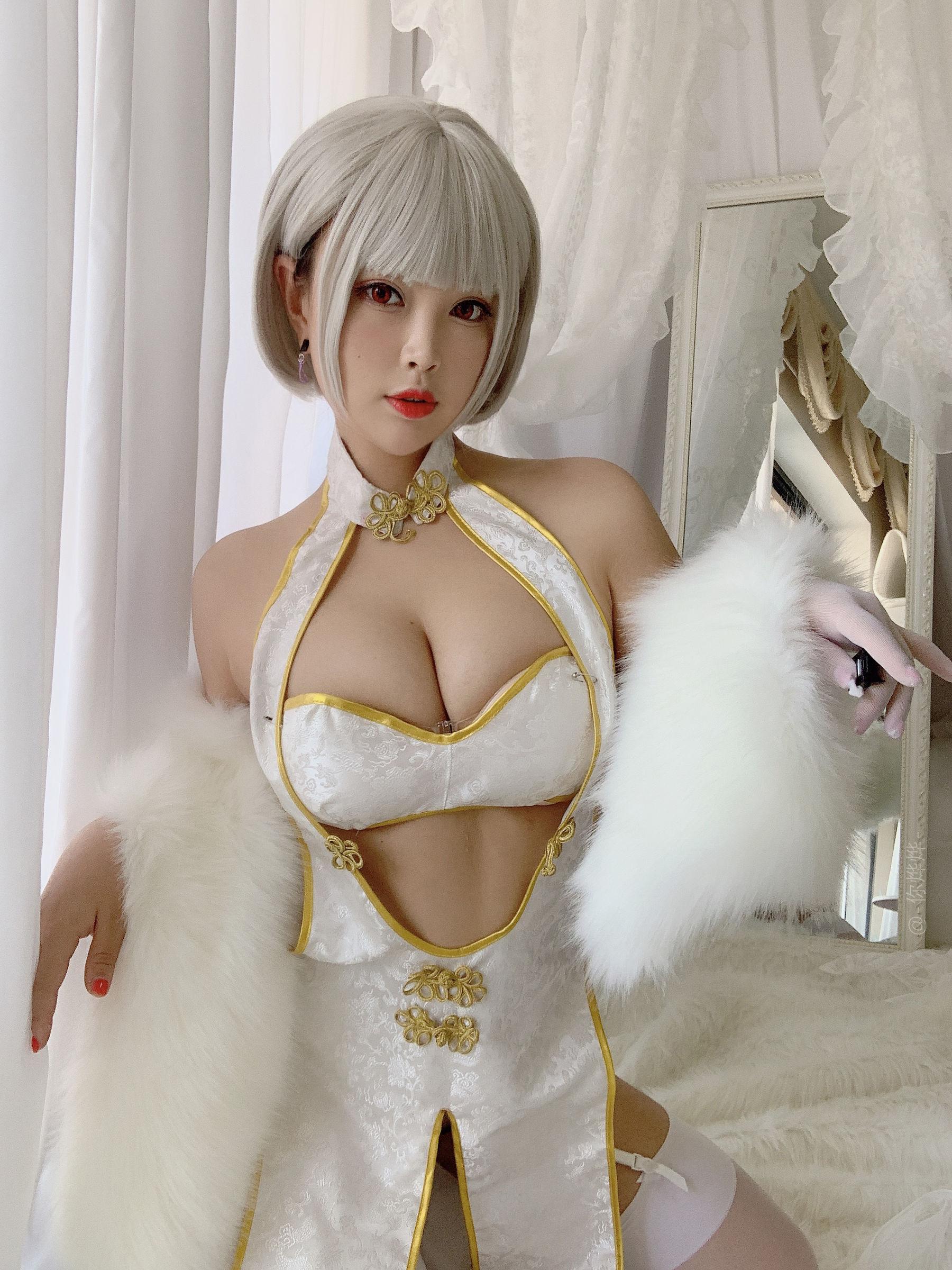 [美女Coser] -白烨- 《白旗袍》 写真集(10)