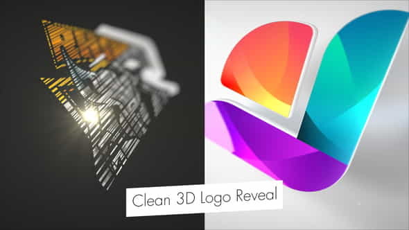 Clean 3D Logo Reveal - VideoHive 27200974