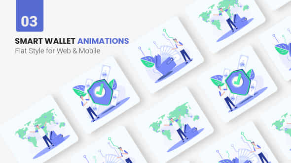 Smart Wallet Animations - VideoHive 46063235