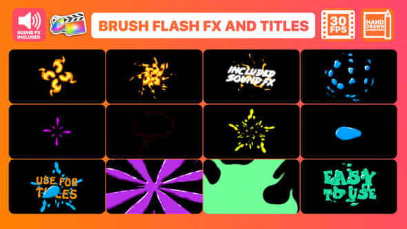 Brush Flash FX - VideoHive 38491674