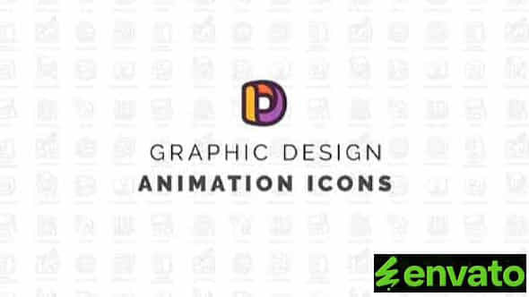 Graphic Design Animation Icons - VideoHive 34465953