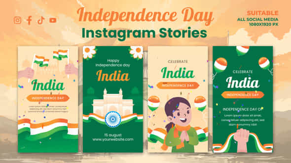 Happy Independence Day Instagram Story - VideoHive 53460597