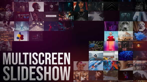 Multiscreen Slideshow After Effects - VideoHive 30632180