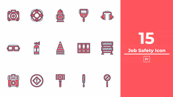 Job Safety Icon Premiere Pro - VideoHive 50317698