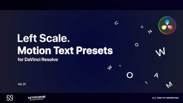 Left Scale Motion - VideoHive 46705530