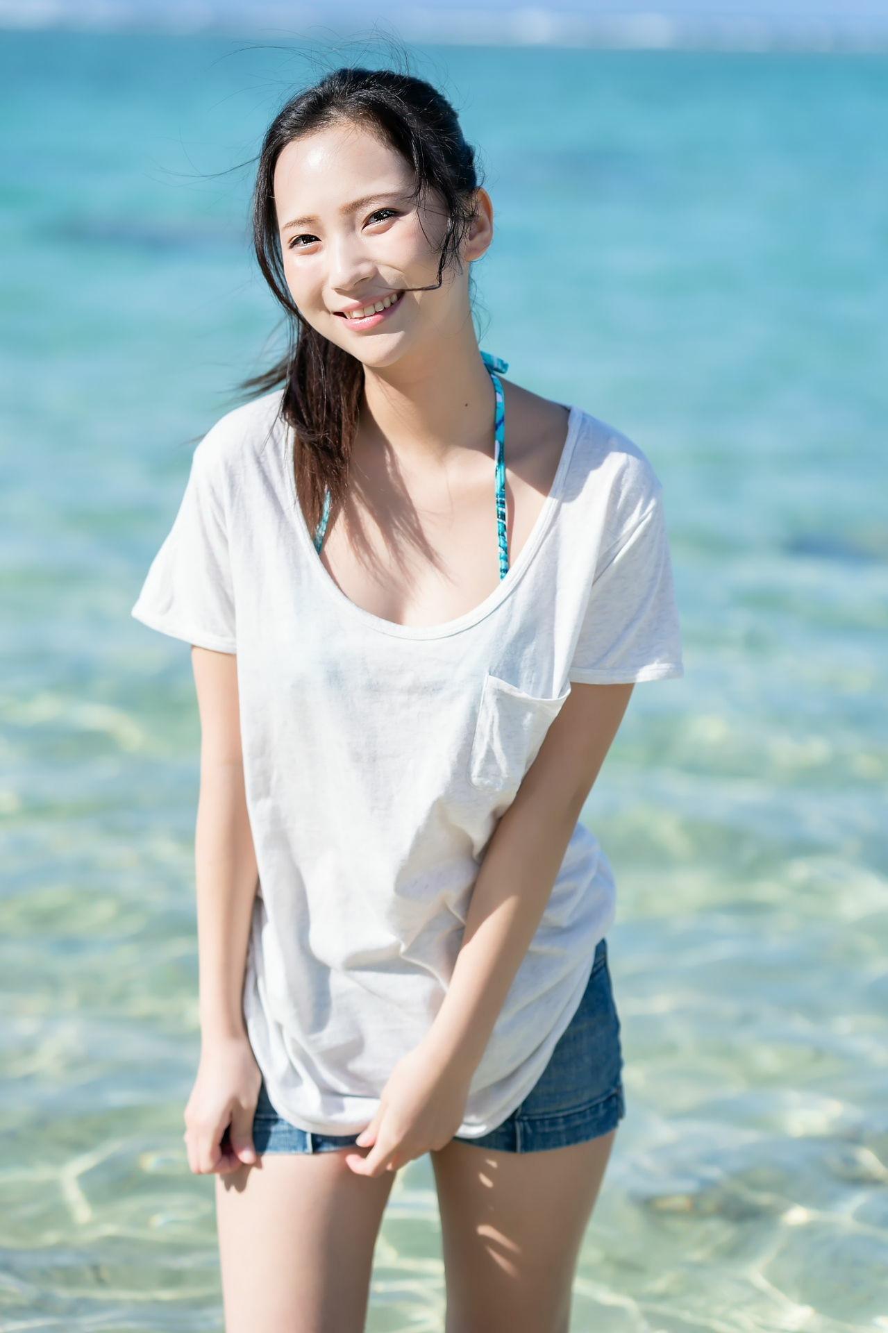 Miho Machiyama 街山みほ, idolpost 写真集 「煌めく紺碧の」 Set.01(8)