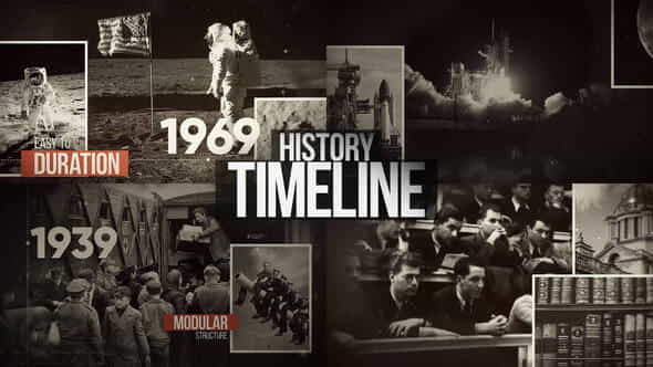 History Timeline Slideshow - VideoHive 31658992