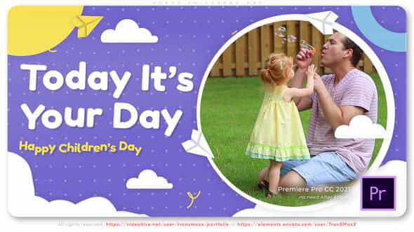Happy Childrens Day - VideoHive 37566360