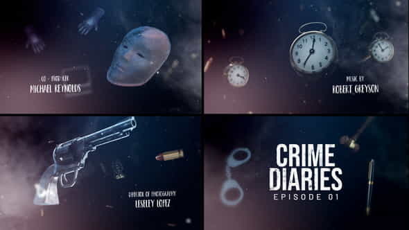 Crime Diaries - Title Sequence - VideoHive 38404236
