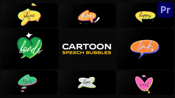 Cartoon Speech Bubbles - VideoHive 48397622