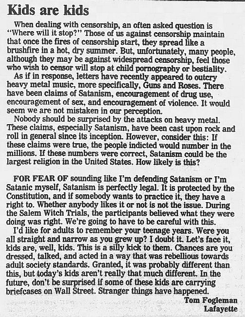 1989.02.21/04.10 - Journal and Courier (Lafayette, IN.) - Readers' letters/Debate on GN'R 8qe9wmMl_o