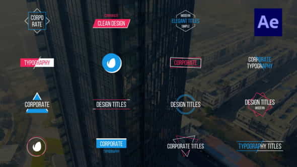 Corporate Titles - VideoHive 36773420