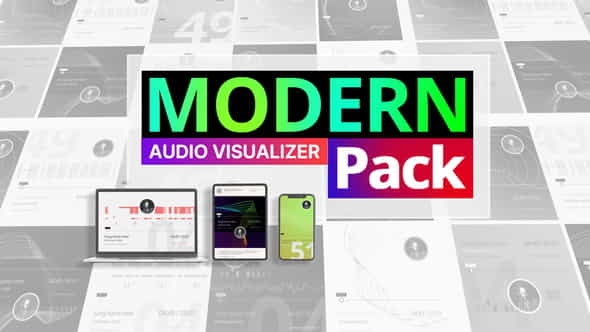 Modern Audio Visualizer - Minimal - VideoHive 33349615