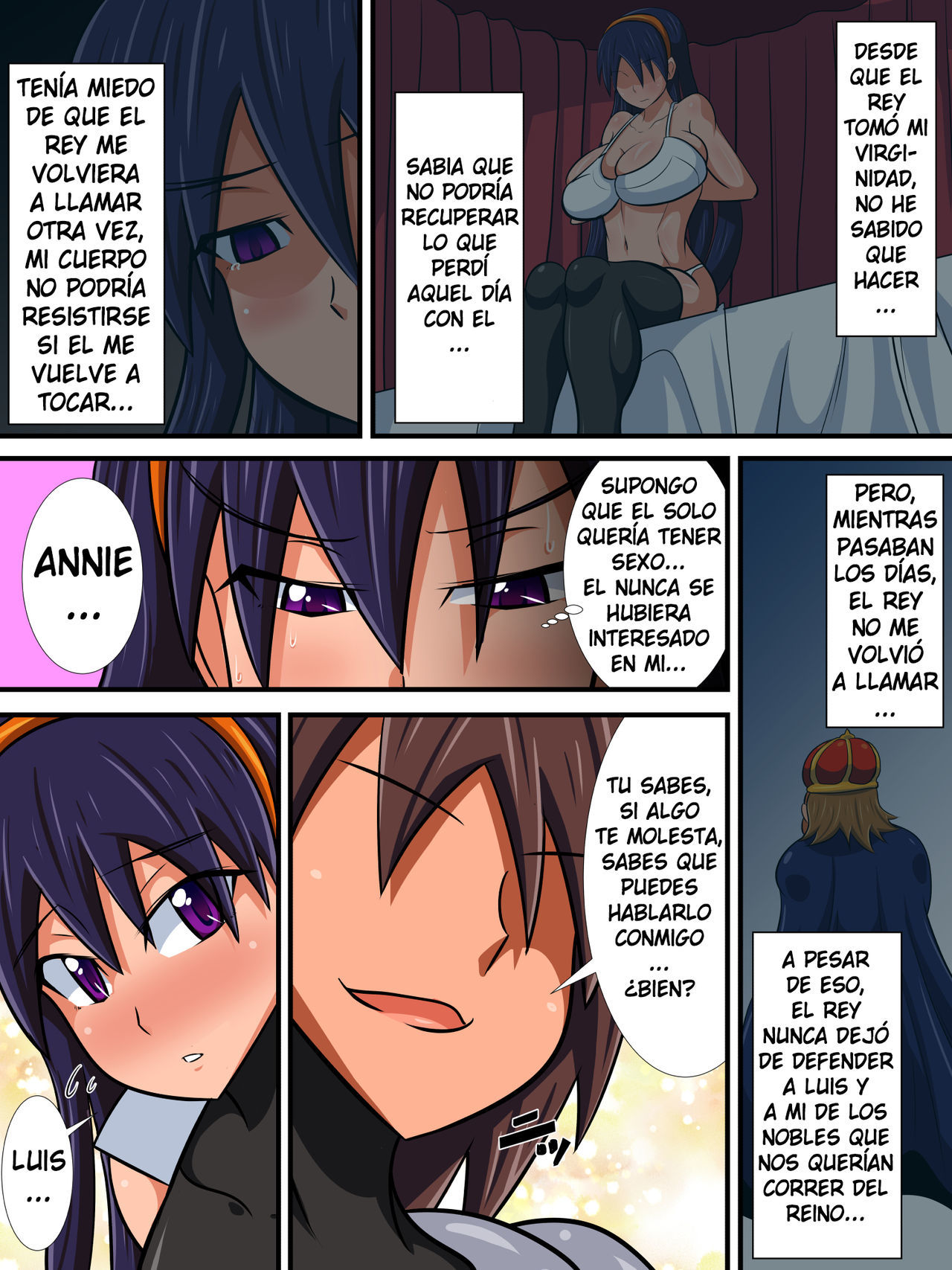 [Haneinu] Osananajimi no Onna Kishi ga Oujo ni Naru Made Kouhen [Spanish] [Yumrod]