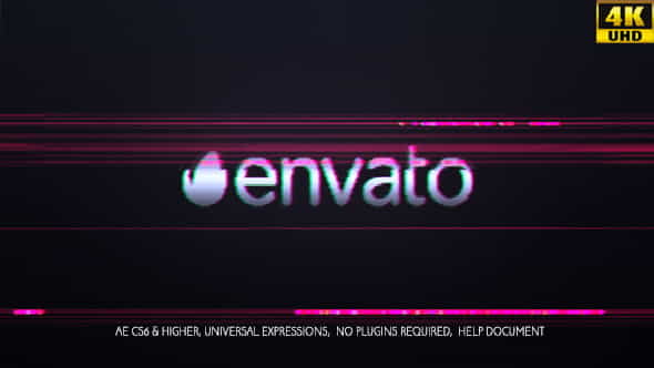 Distortion Glitch Logo - VideoHive 20876845