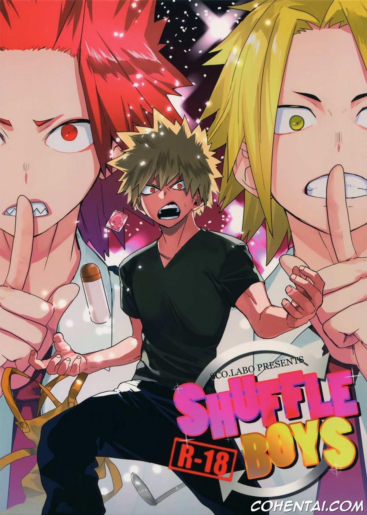 SHUFFLE BOYS (Boku no Hero Academia) xxx comics manga porno doujin hentai español sexo 