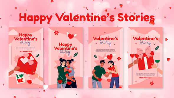 Valentines Day Instagram Stories And Reel - VideoHive 50282955