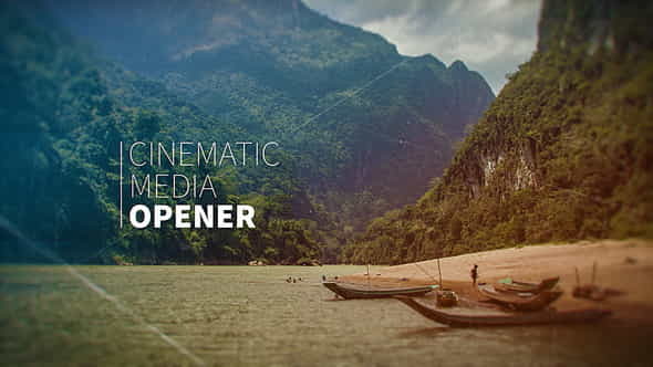 Cinematic Media Opener - VideoHive 12721833