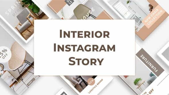 Interior Design Instagram Story - VideoHive 33458735