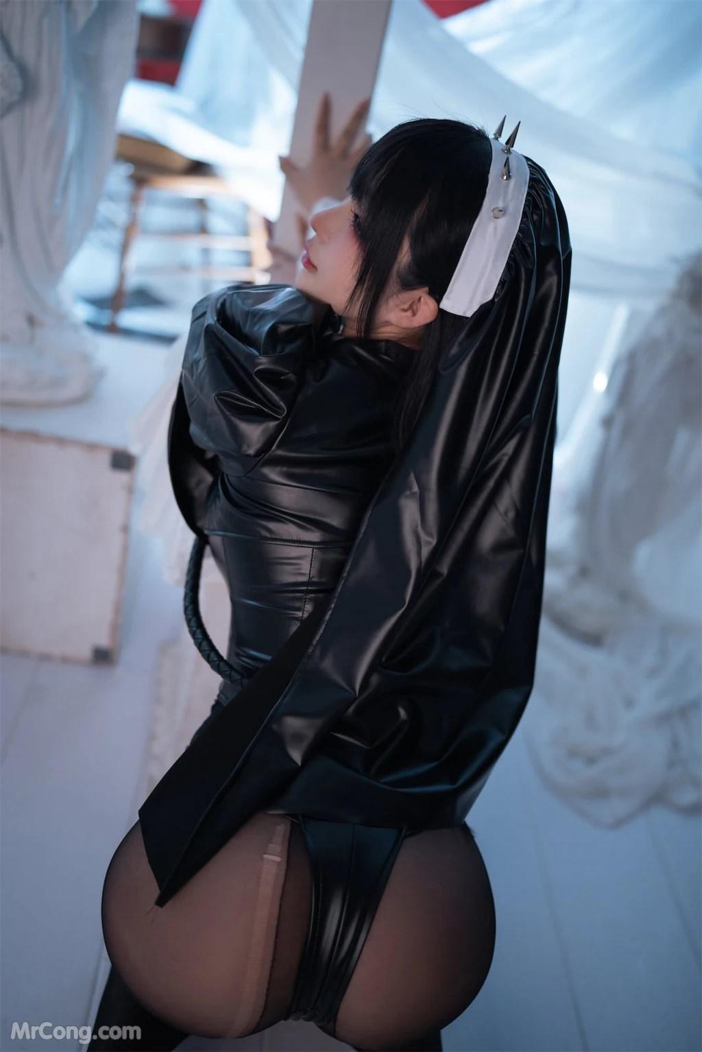 Coser@桜井宁宁 Vol.076: 皮衣修女 (60 photos)(24)
