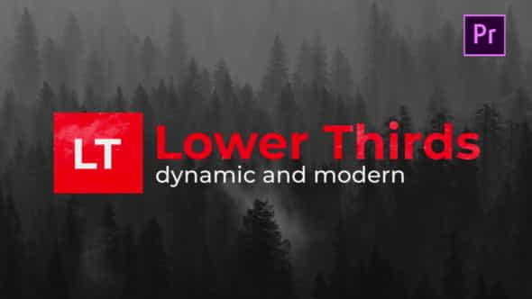 Modern Lower Thirds - VideoHive 26800518