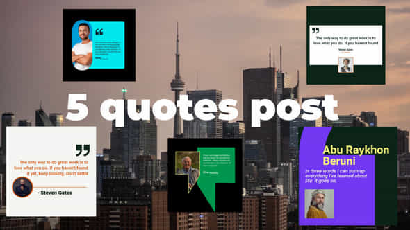 Quotes Post Pack - VideoHive 50627889