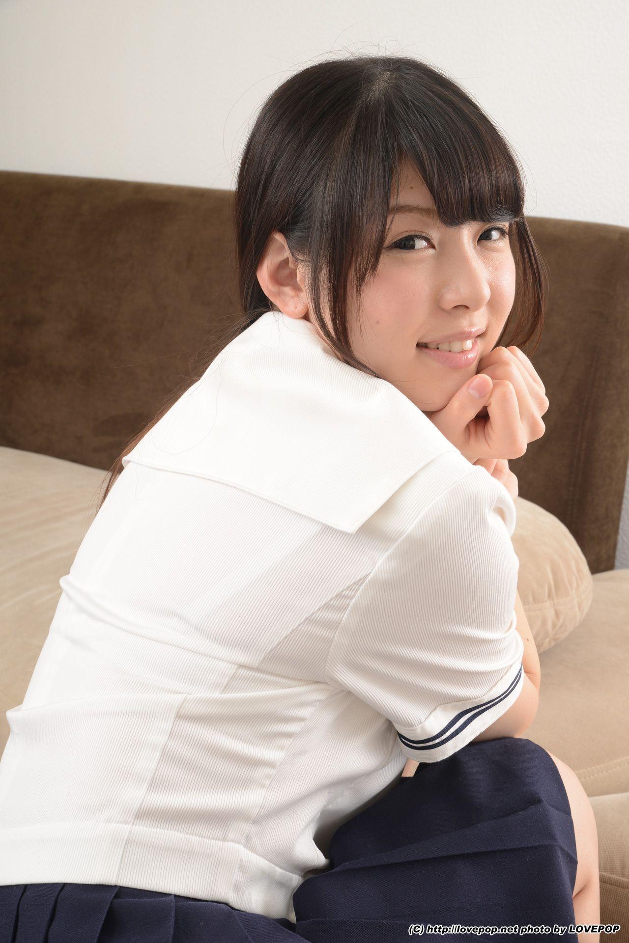 Rena Aoi あおいれな 学生制服 Set4 [LovePop] 写真集(23)