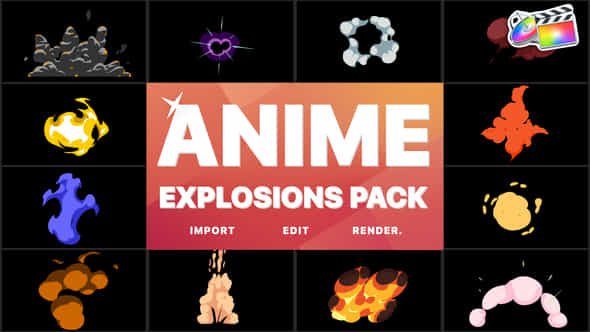 Anime Explosions - VideoHive 45801679