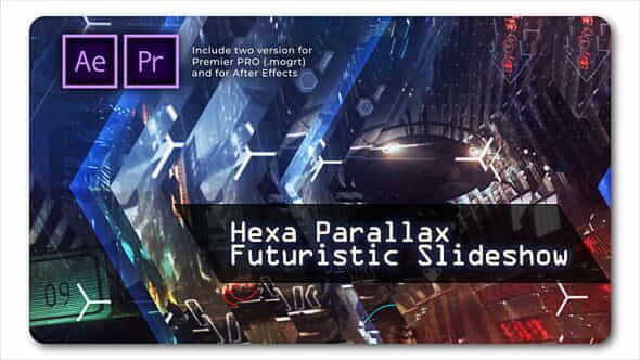 Hexa Parallax | Futuristic Slideshow - VideoHive 27178657