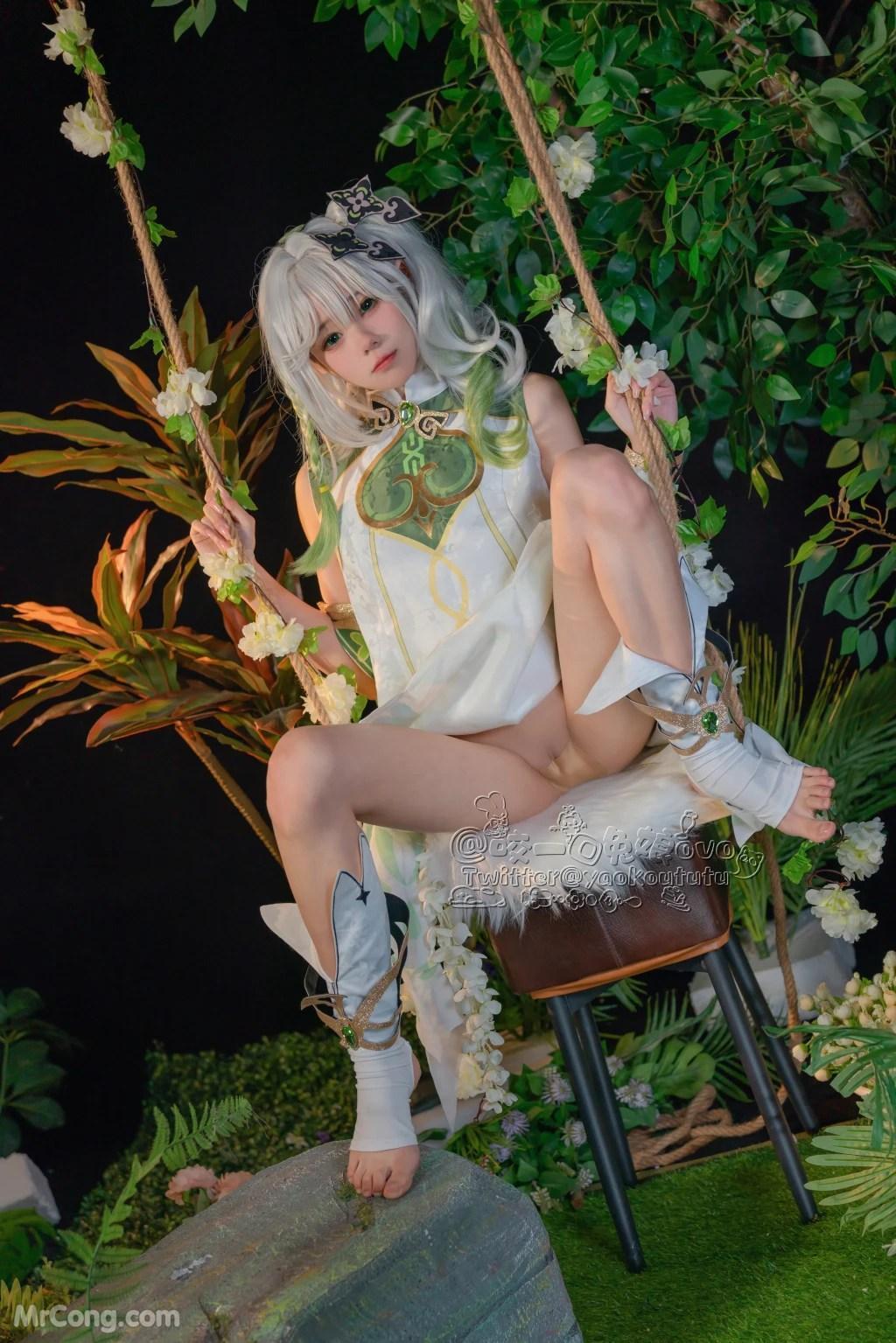 Coser@黏黏团子兔: 万年萝莉纳西妲 (40 photos)(20)
