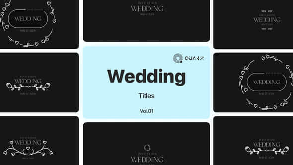 Wedding Titles Vol 01 - VideoHive 48762372