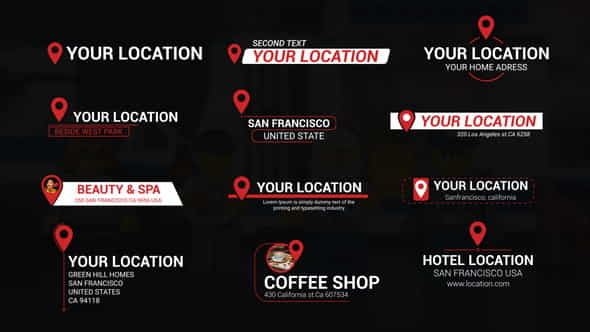 Location Titles - VideoHive 37076297