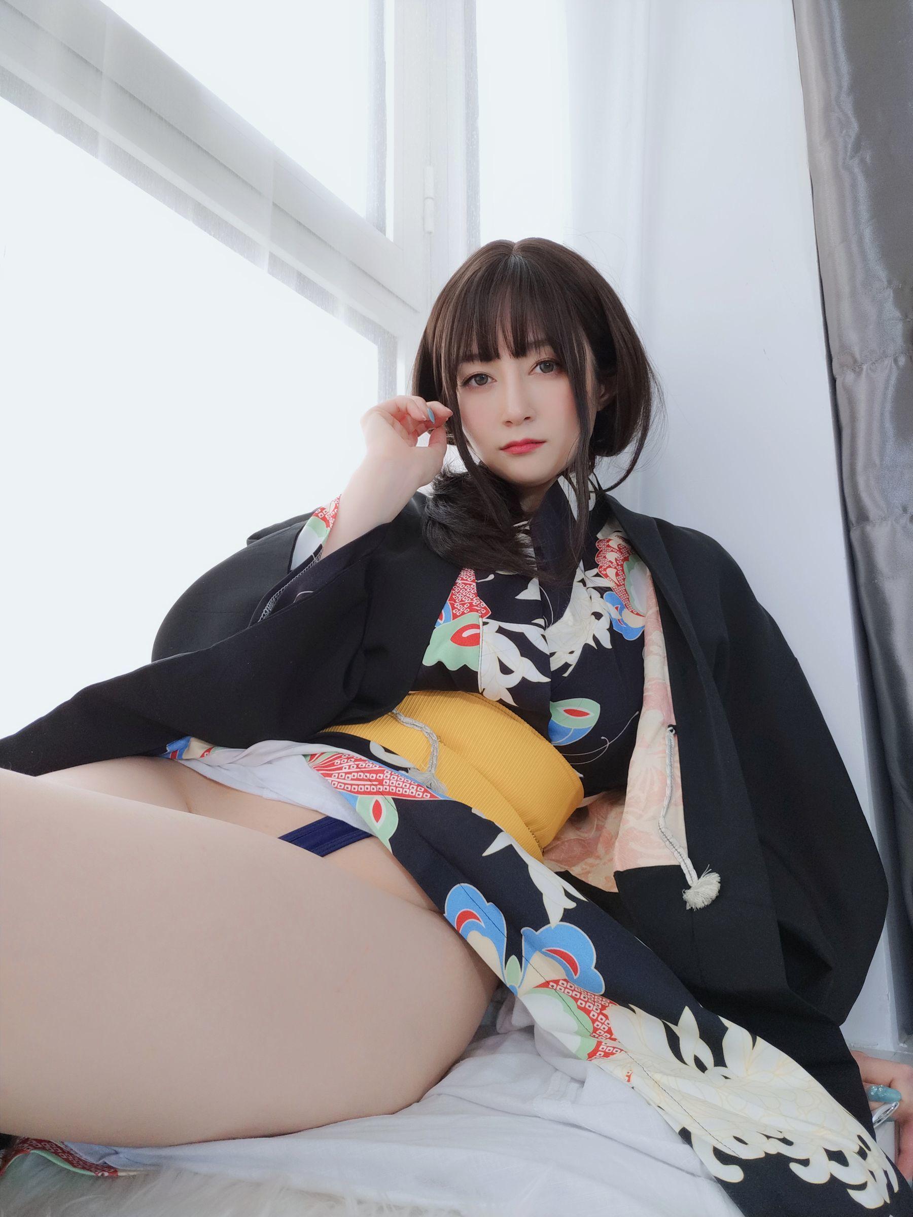 [网红COSER写真] 白银 – 和服下的秘密(16)