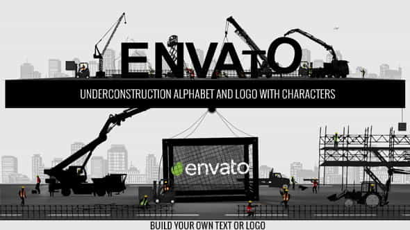 Logo Constructor-Alphabet Builder With Characters - VideoHive 10105969