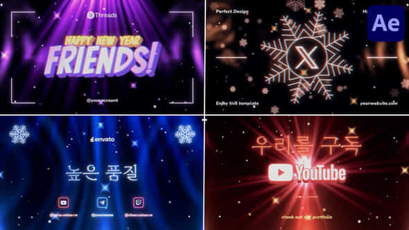 New Year Countdown For After Effects - VideoHive 55431427